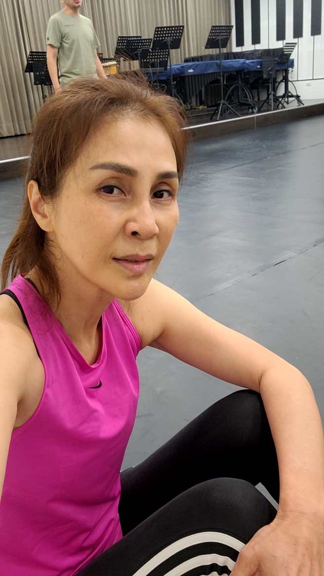 梁佑南運動後的素顏照。（圖／FB@梁佑南）