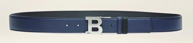 忠孝館BALLY－B字牛皮皮帶，1萬3200元。（SOGO提供）