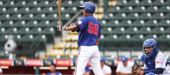 U18打者刘俊纬(中华棒协提供)