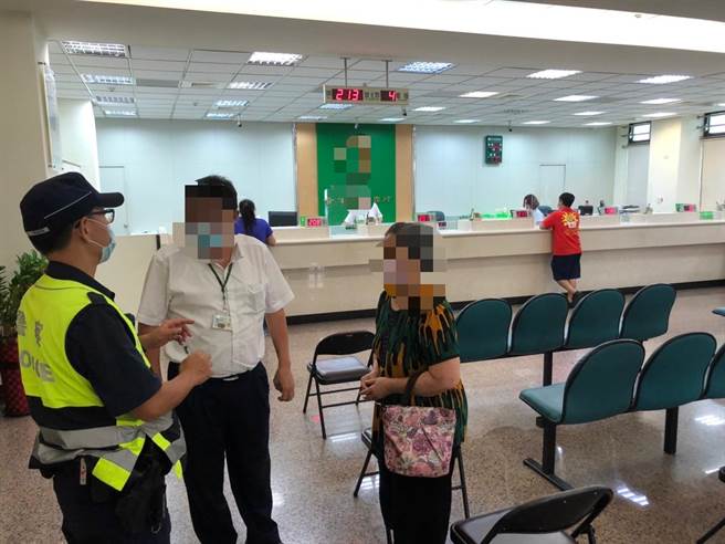 丰原警方及时阻诈，保住妇人辛苦钱。（警方提供／陈淑娥台中传真）