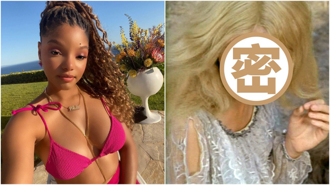 迪士尼開始為《小美人魚》宣傳，有網友翻出70年代的俄羅斯版做比較。(圖/Halle Bailey IG、微博)