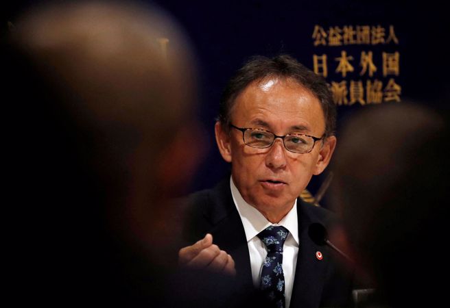 冲绳县知事玉城邓尼今天将举行防疫对策本部会议，确认BA.2.75已知特徵及防疫对策；预料玉城将在今天举行记者会对外说明。(图/ 路透社)