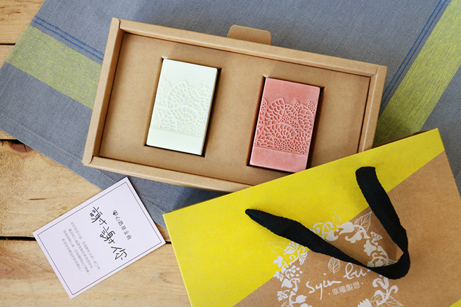 「幸福花园」乳霜皂礼盒。(图片提供/心路基金会)
