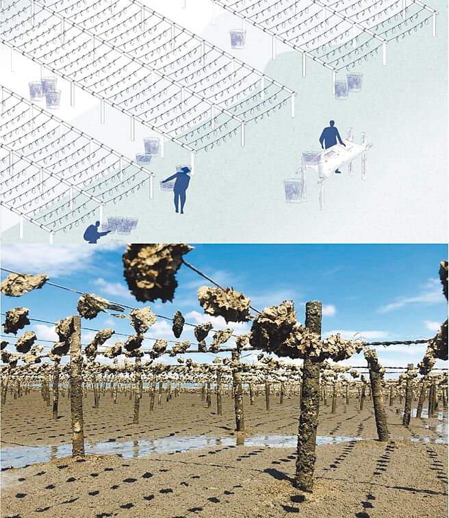 台湾馆将以农业地景的「改装」，展现台湾山海间人类协调于自然环境的智慧。（国立台湾美术馆提供）