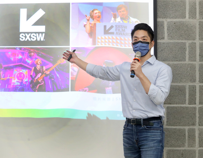 国民党台北市长参选人蒋万安。（郑任南摄）