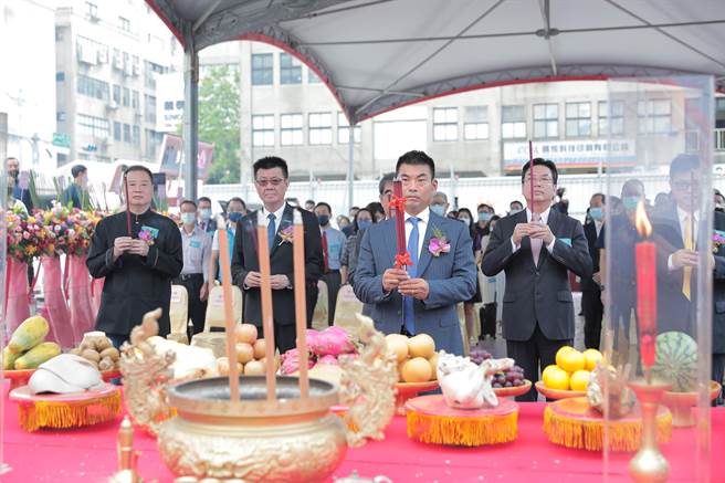 开工动土典礼于今日一早举行。（李奇叡摄）