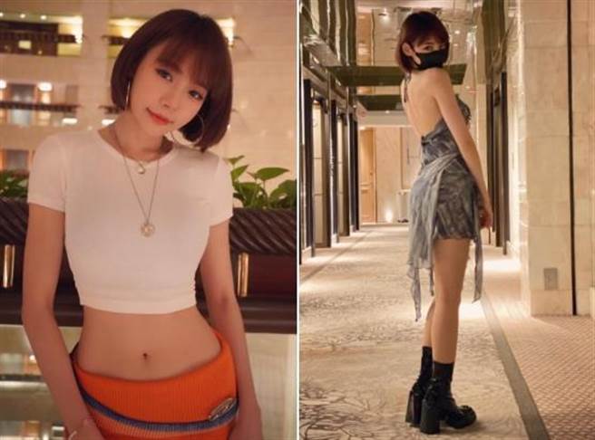 林明禎勤為《飯戲攻心》跑宣傳，露小蠻腰與美背。（摘自IG）