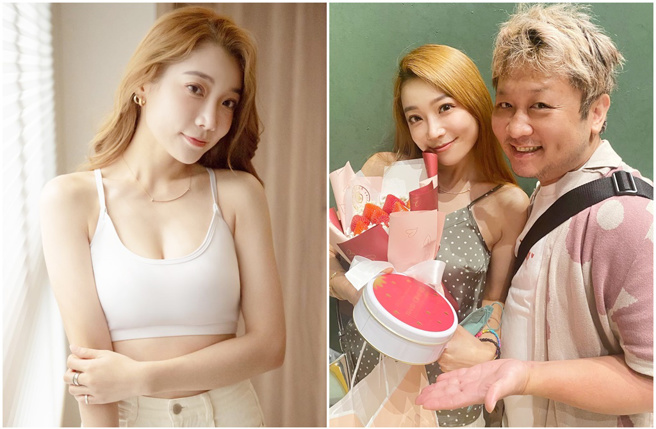 纳豆一月脑出血紧急开刀住进加护病房，女友依依陪伴在旁细心照顾。(依依 陈依依Sherry脸书)