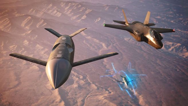 洛克希德马丁（Lockheed Martin）将进行让F-35战机和人工智慧（AI）无人战机群搭檔的「卡雷拉计画」（Project Carrera）。（洛克希德马丁/臭鼬工厂）