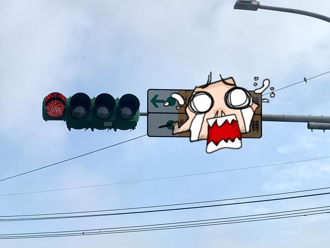桃園紅綠燈旁告示牌「2行圖文」遭罵翻 網轟：多此一舉