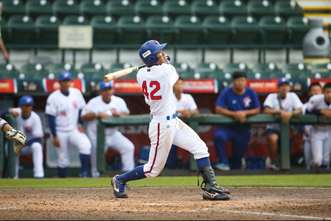 U18中华队黄劼希。（取自WBSC官网）