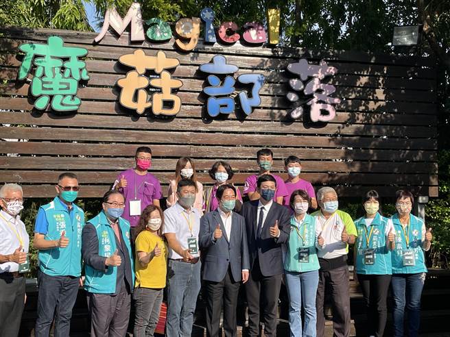 副總統賴清德17日下午到南彰替民進黨提名彰化縣長參選人黃秀芳助選。（吳敏菁攝）