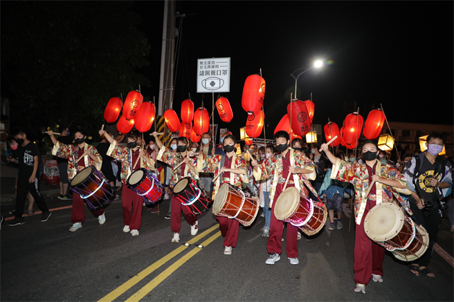 关子岭温泉美食节今天登场，由「夜祭巡行」打头阵。（台南市政府提供／张毓翎台南传真）