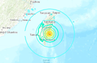台東6.8強震震到日本 美、日發布海嘯警報 沖繩海嘯恐達1公尺