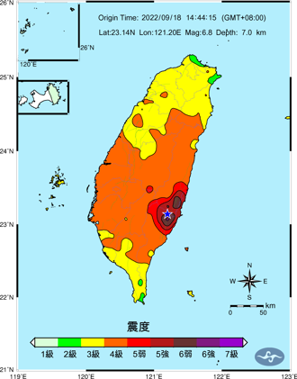 規模6以上今年第8起 台東強震70餘前震紀錄少見