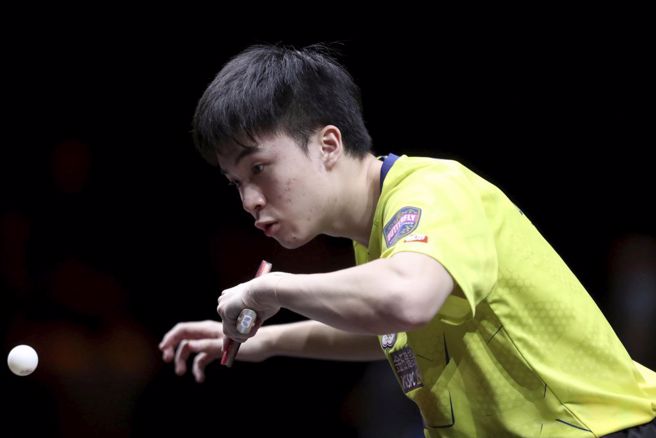 台湾桌球一哥林昀儒。（美联社资料照）