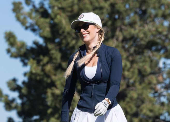 高球女神佩姬抱怨身材压力。（达志影像）