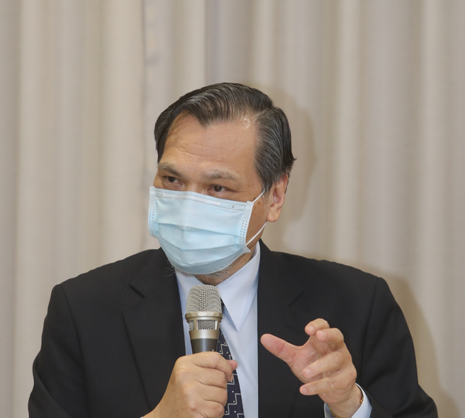 国安局长陈明通（图）7月访泰资讯近期遭曝光。（中时资料照，刘宗龙摄）