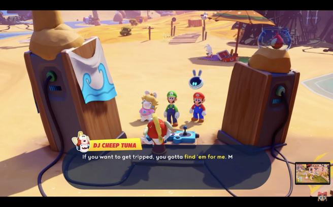 任天堂将推出《玛利欧 ＋ 疯狂兔子 希望之星》，预计将于今年10月20日登场。（翻摄YouTube画面）