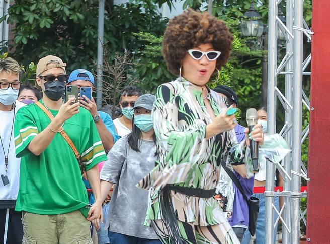 比莉今在西门町举办见面会。（粘耿豪摄）