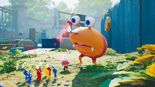 暌违9年的《皮克敏4》明年将移植至Switch登场。（翻摄YouTube画面）