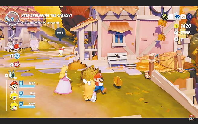 任天堂将推出《玛利欧＋疯狂兔子希望之星》，将于今年10月20日登场。（翻摄YouTube画面）