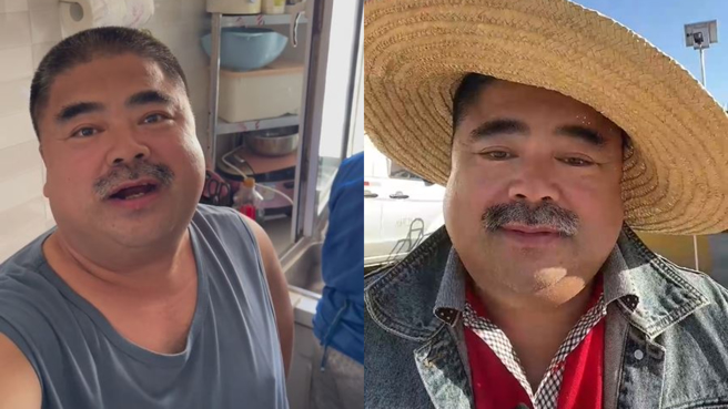 刘金先前因卖茶叶蛋引发话题，同时招致不少网路谩骂。(图/刘金 抖音)