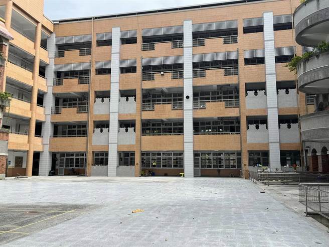 嘉義市世賢國小已完成1棟校舍的耐震補強。（嘉義市教育處提供／廖素慧嘉市傳真）