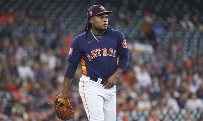 太空人先发左投瓦德兹(Framber Valdez)完成连续25场优质先发，缔造大联盟歷史新猷。(路透社)