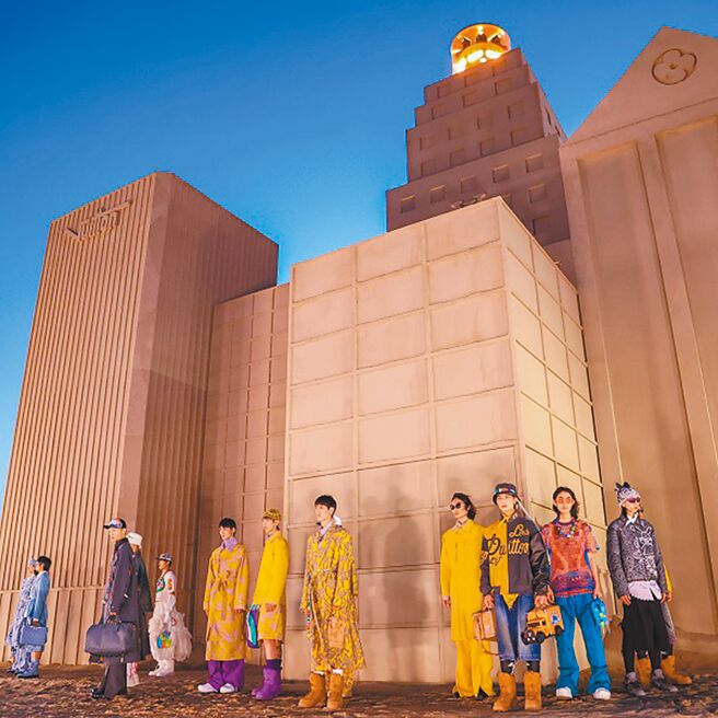 Louis Vuitton 2023春夏男装谢幕。（Louis Vuitton提供）