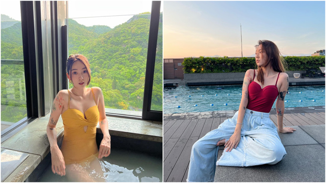 翁馨儀自曝自己一屁股坐到沙發隔板，非常疼痛，就醫後所幸沒有大礙。(圖/翁馨儀 臉書)