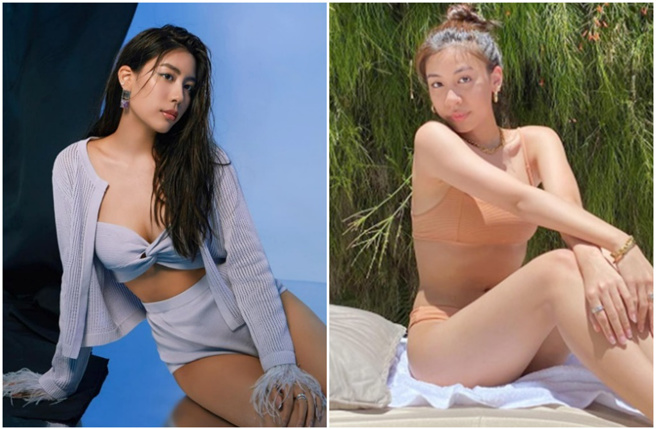 巫咏欢不吝啬分享火辣养眼照，抢尽网友目光。(happymoosic IG)