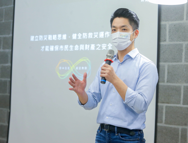 国民党台北市长候选人蒋万安。（资料照／粘耿豪摄）
