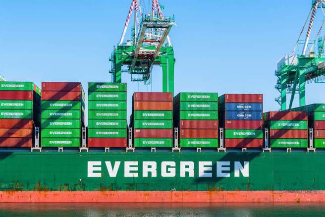 长荣货柜轮。（示意图／shutterstock）