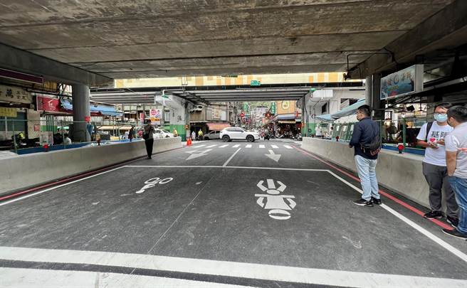 基隆市忠三橋改建工程完工於20日通車。（陳彩玲攝）