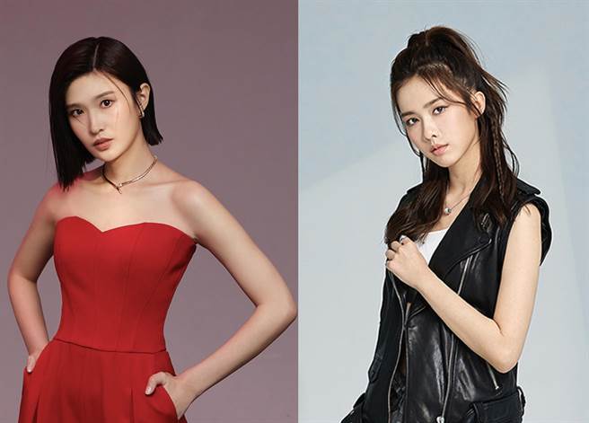 何思靜（右）、吳宥安一起上表演課也一起拍攝全新形象照。（星空飛騰提供）