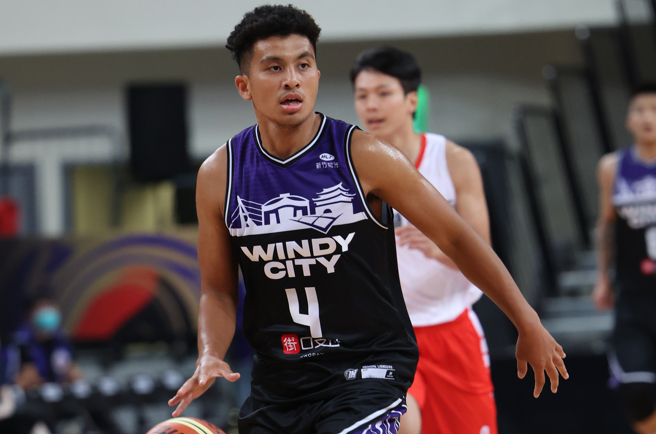 新竹街口攻城狮后卫高国豪在跨联盟篮球邀请赛球队第3场赛事出赛。（中华篮协提供）