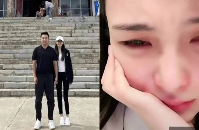 张颖颖直播爆哭。(图／取自微博)