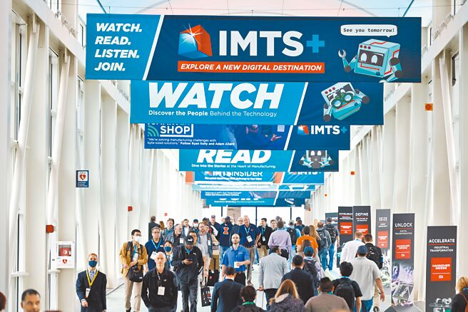 本届IMTS参观人潮络绎不绝。图／TMBA提供