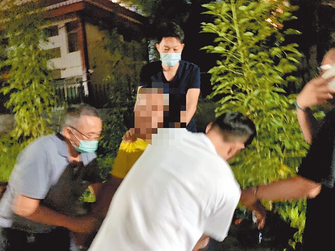 邱姓男子杀女友后，全台大逃亡3天，最后在台中丰原火车站前落网。（民眾提供／陈淑娥台中传真）
