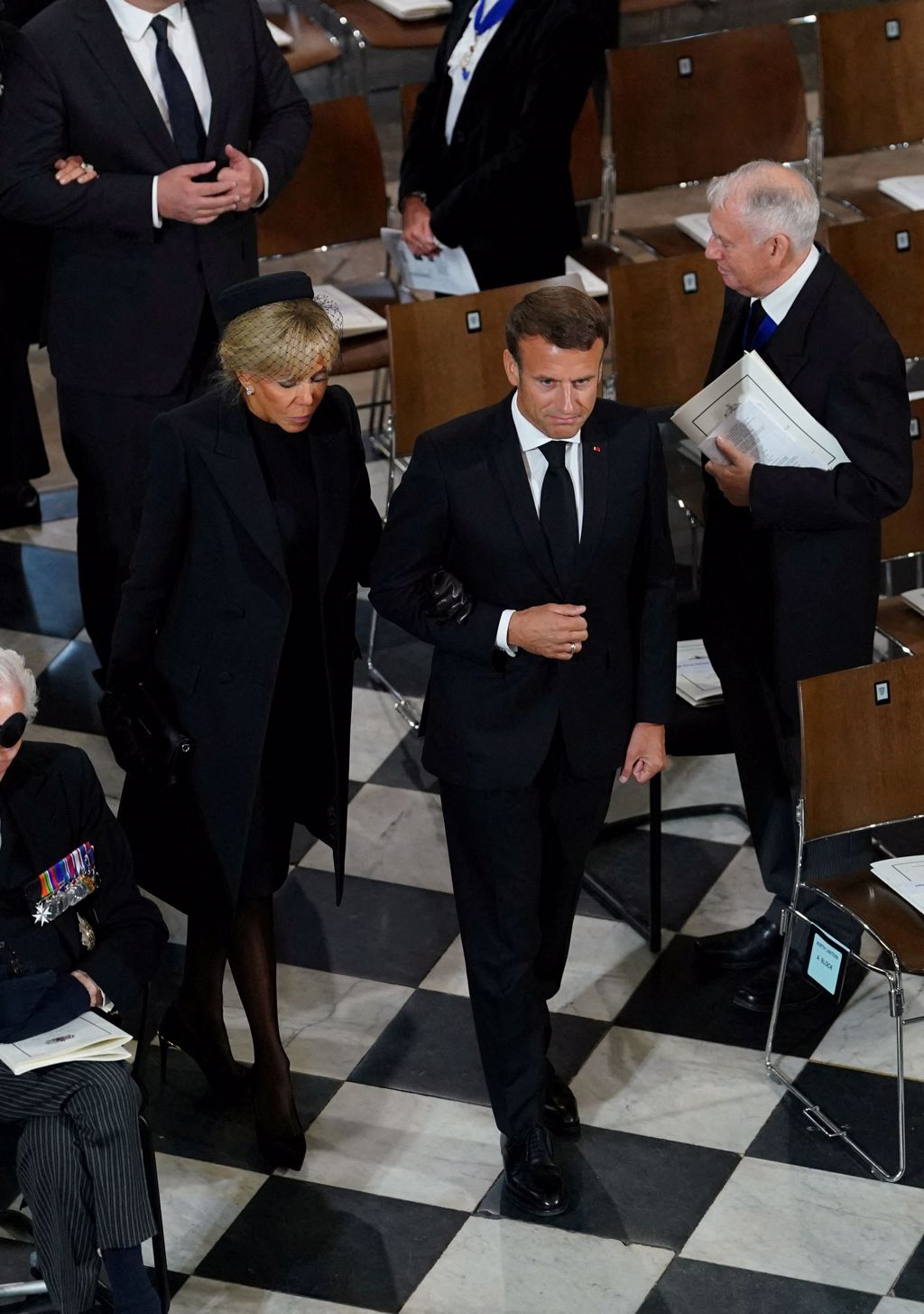 法国总统马克宏（Emmanuel Macron）与第一夫人布丽姬（Brigitte Trogneux）。(图/路透社)(photo:ChinaTimes)