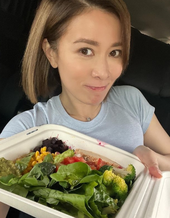 畲诗曼大方分享她的日常饮食。（图／畲诗曼ig@ charmaine_sheh）