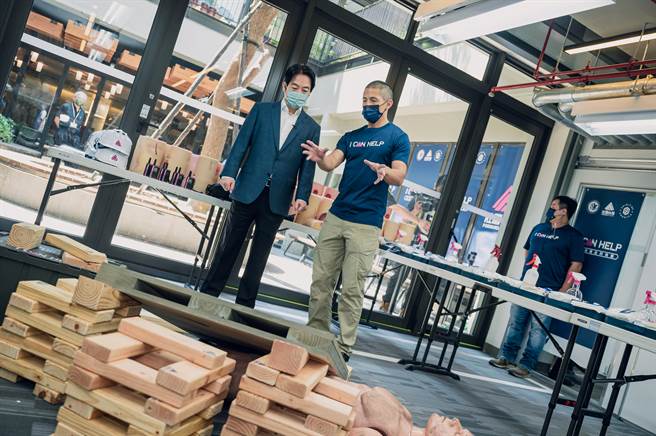 《后盾计画》赖清德探班  吴怡农：民间政府合作成为彼此后盾。壮阔台湾提供