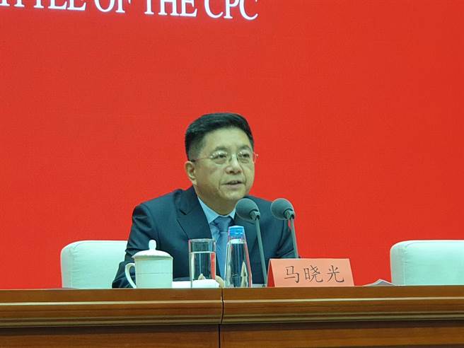 中共中央台办宣传局局长马晓光。（蓝孝威摄）
