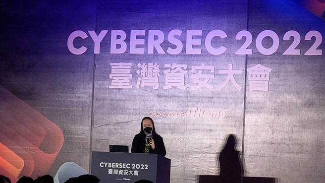 数位部长唐凤出席资安大会(邱新博摄)