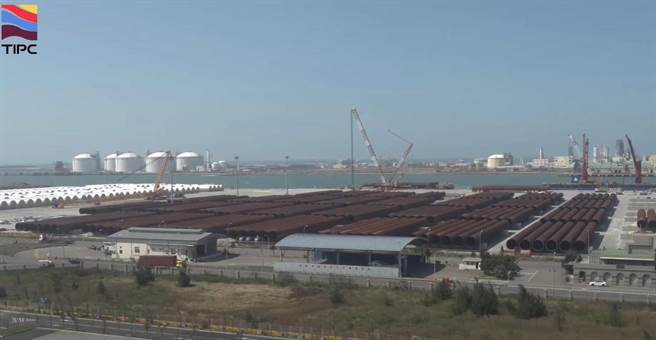 台中港离岸风电预组装码头-＃36号码头。（台中港务分公司提供）