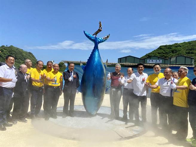 南方澳渔港百岁纪念广场落成 李明哲：用新视角看南方澳。(吴佩蓉翻摄)
