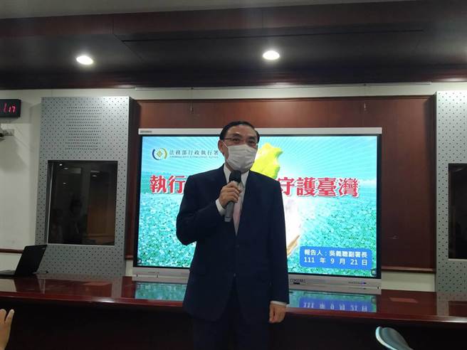 法务部长蔡清祥（陈志贤摄）