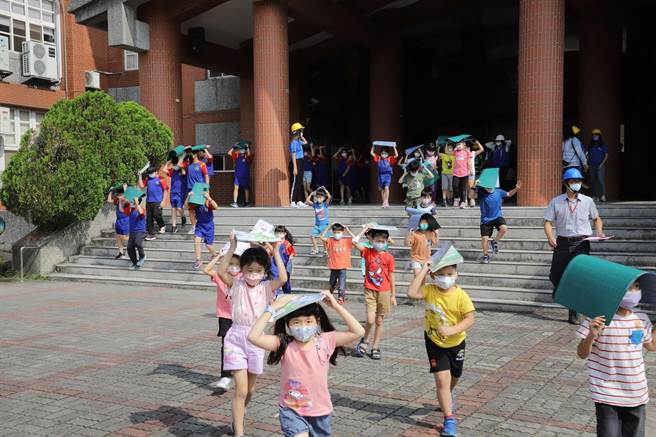 國家防災日，雲林縣各級學校防震防災總動員校園扎根。（雲林縣政府提供／張朝欣雲林傳真）