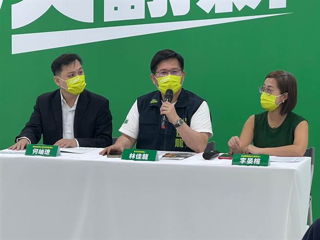 林佳龙今发表「韧性城市」政策。（王扬杰摄）